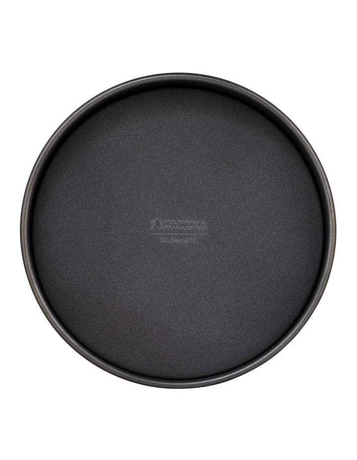 Baker Maker Non-Stick Loose Base Round Cake Pan 20.5cm in Black