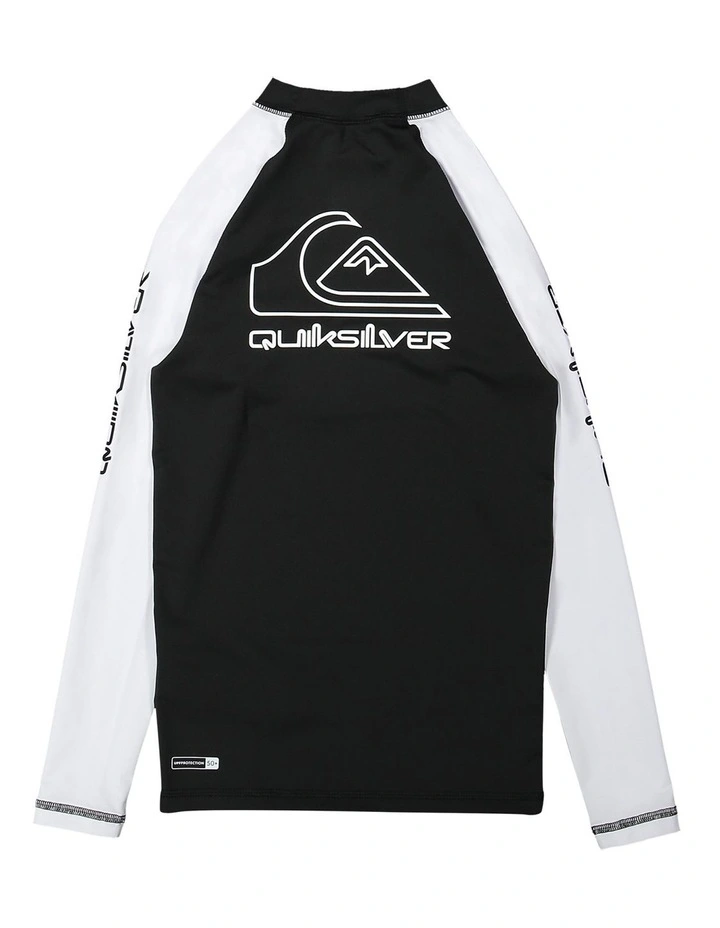 On Tour Long Sleeve UPF 50 Rash Vest in Black