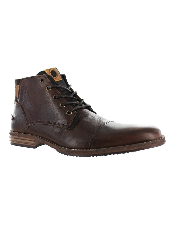 Chambers Lace Up Boot in Dark Brown