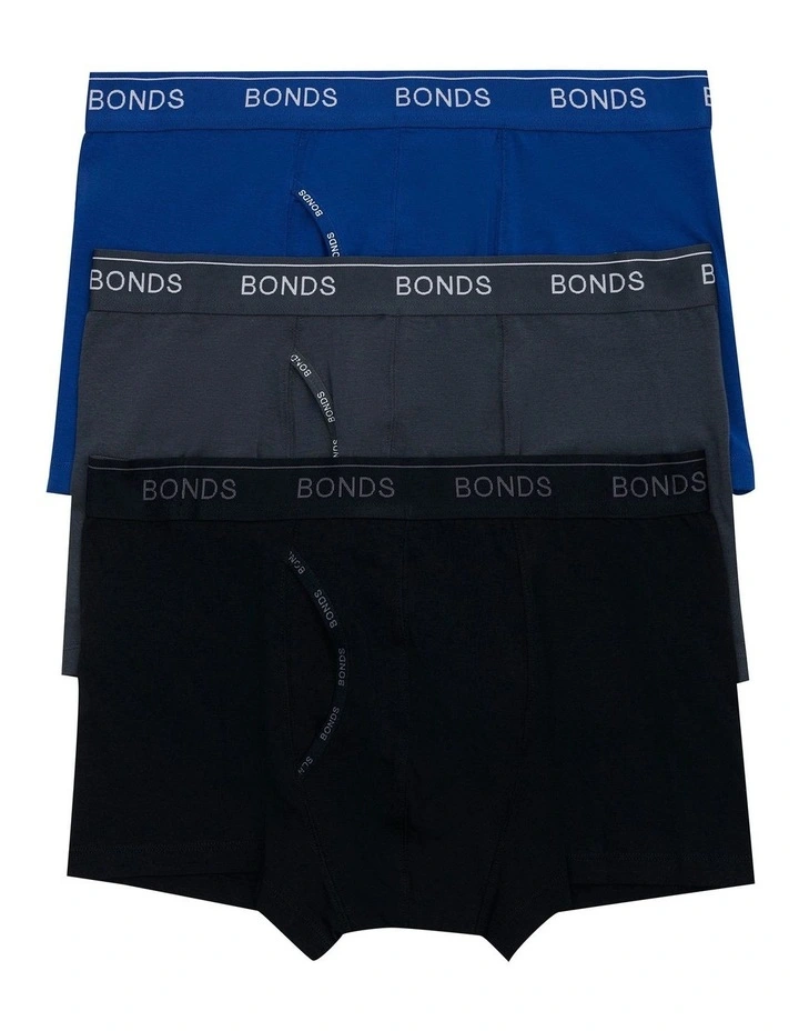 Guyfront Luxe Trunks 3 Pack in Black/Egyptian