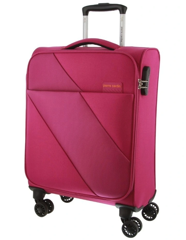 Vivant 55cm Cabin Soft-Shell Suitcase in Pink
