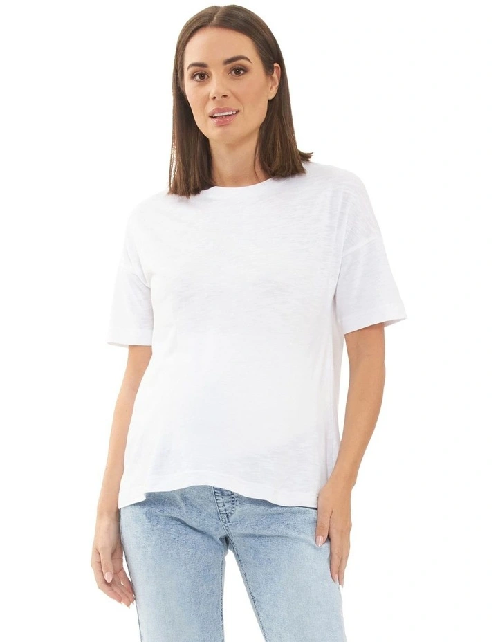 Claud Tee in White