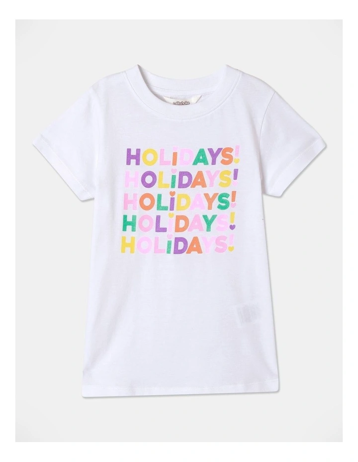 Holidays Essentials T-shirt In White
