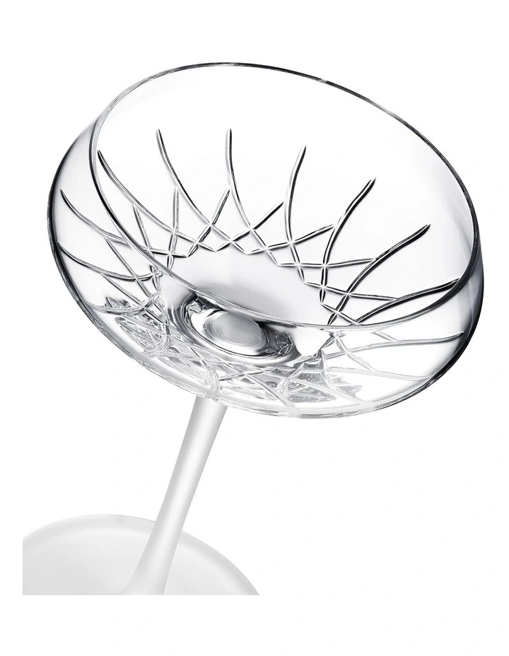 Lismore Arcus Coupe 260ml Set of 2 in Clear