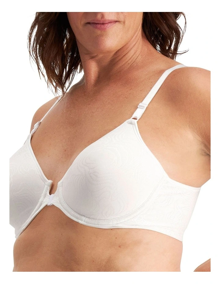 Comfort Revolution Front Closure Bra White