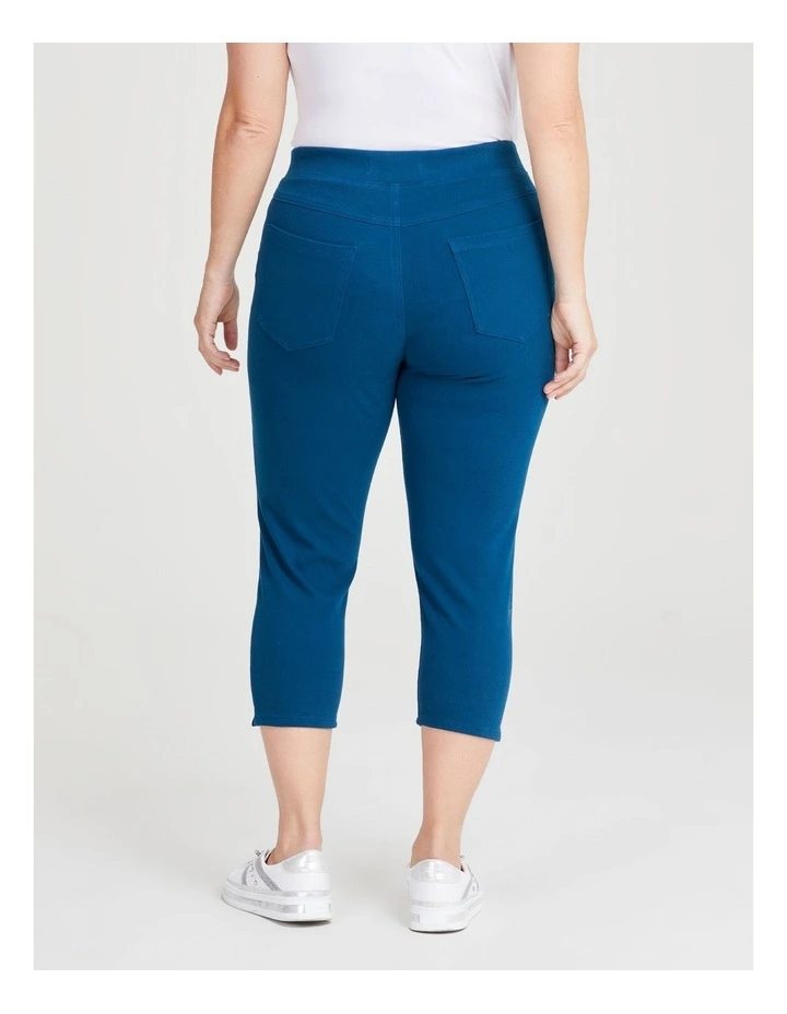 Crop Jegging in Harbour Blue
