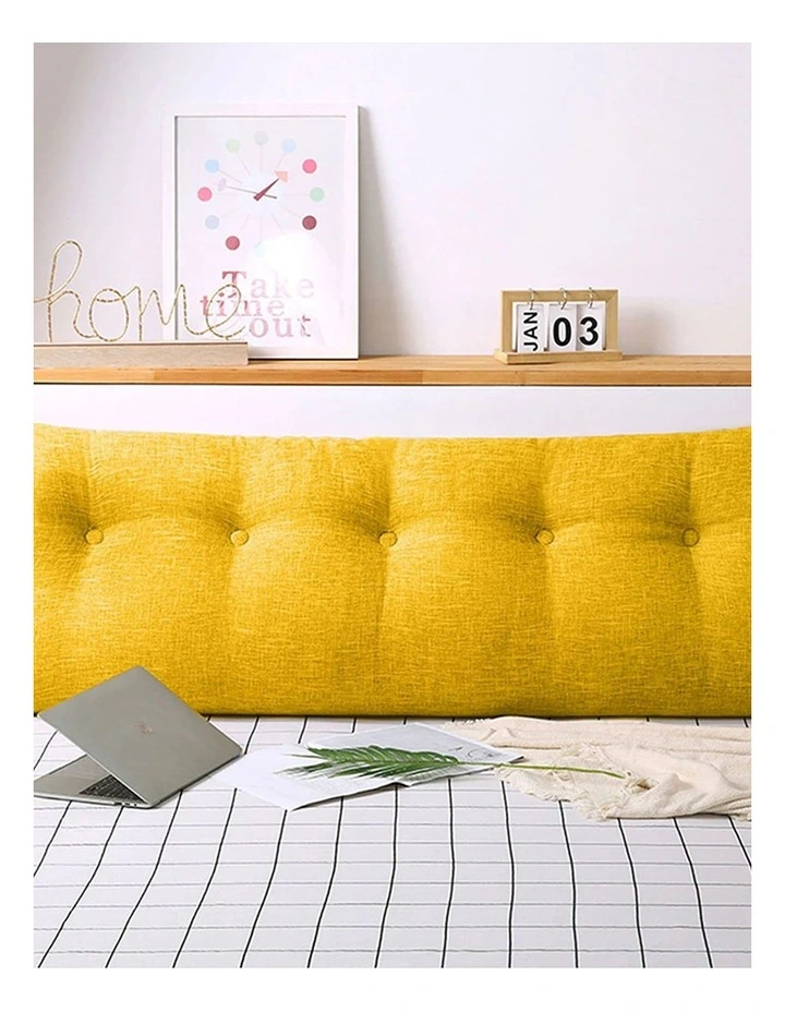 Triangular Wedge Pillow 180cm in Yellow