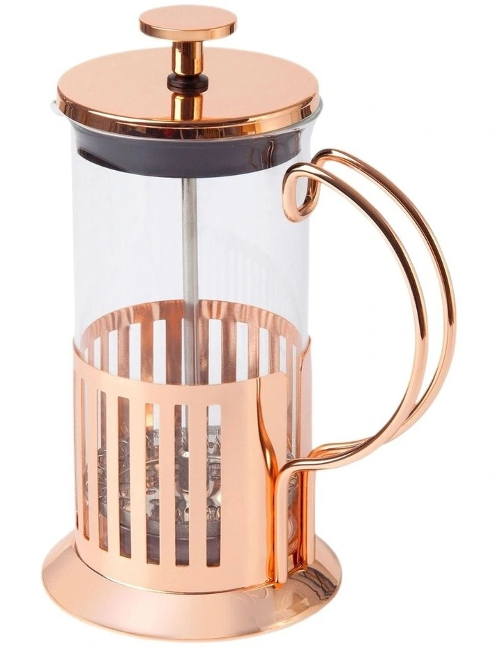 Gift Boxed Blend Colombia Plunger 350ml in Rose Gold