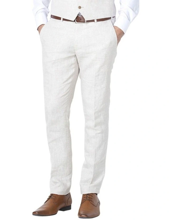 Linen Trouser in Sand