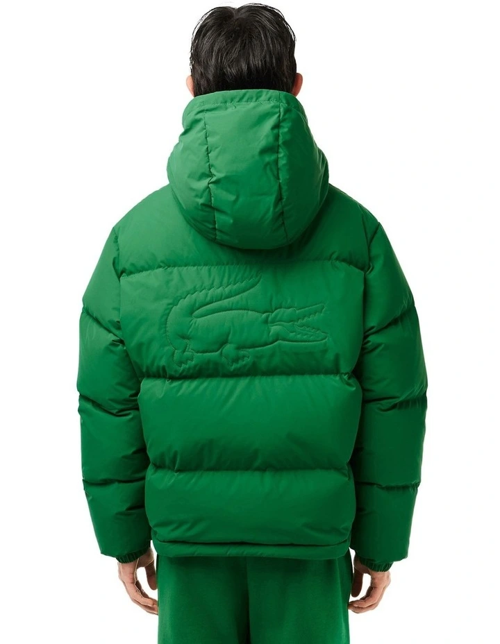 Hooded Lightweight Puffer Jacket in Rocket