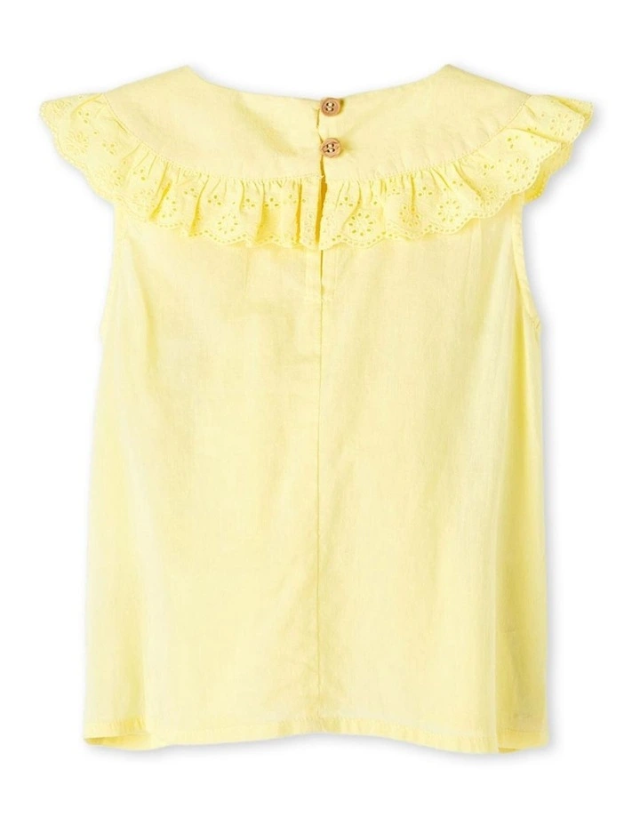 Fetulle Frill Top in Pineapple Slice