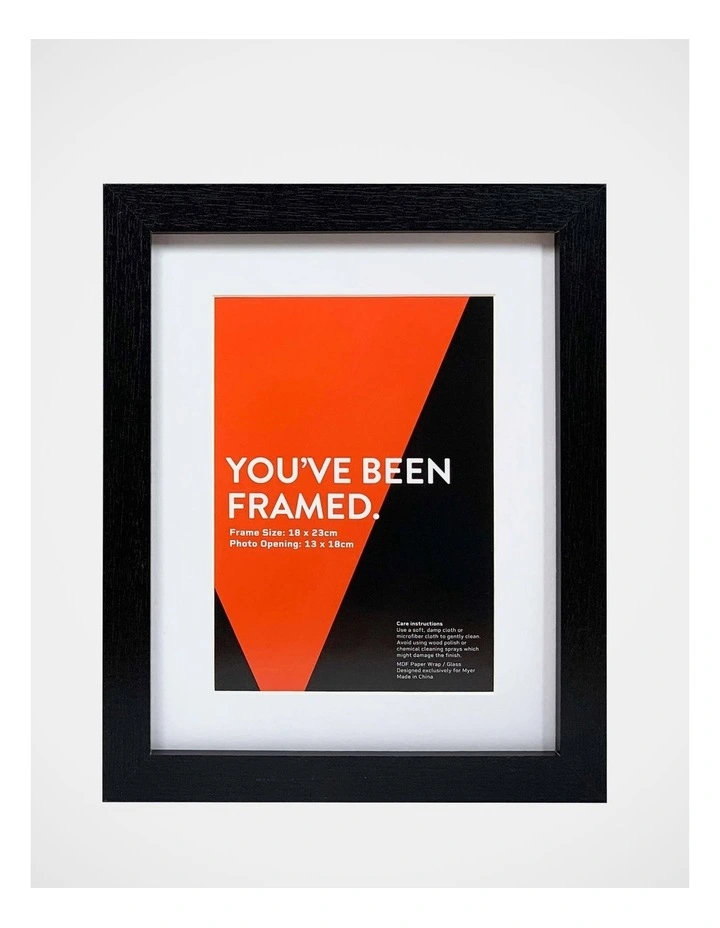 Black Photo Frame 18x23/13x18cm