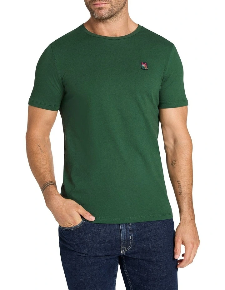 Marcs Badge Tee in Emerald