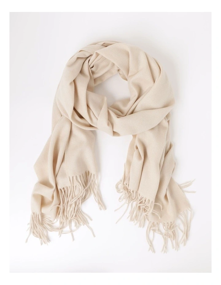 Pashminetta Winter Scarf in Champagne