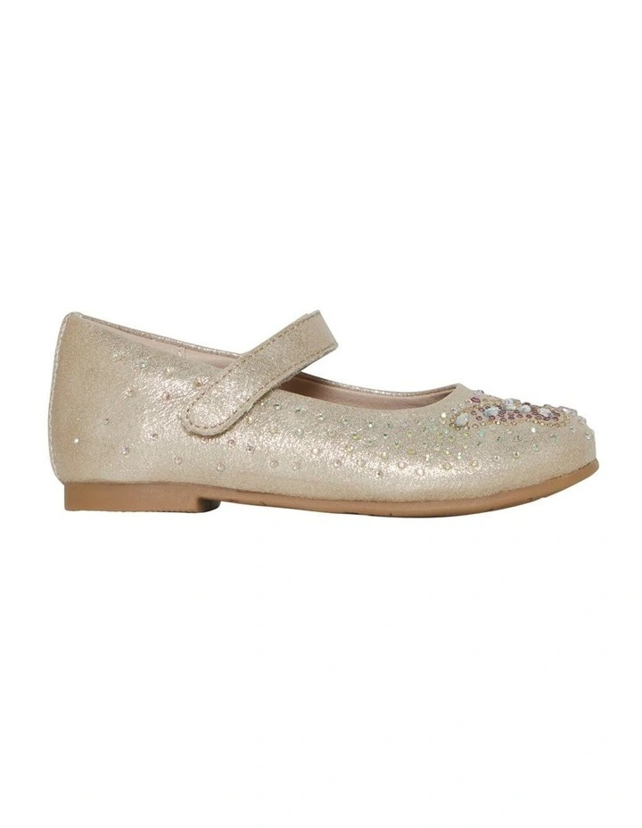 Alyssa Junior Shoes in Gold