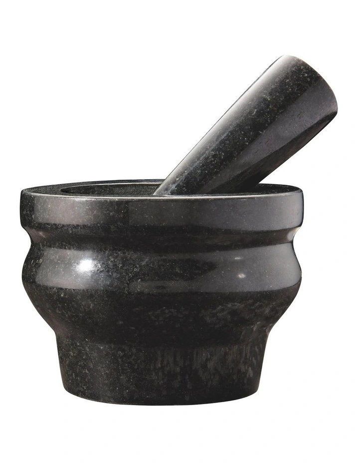 Granite Mortar & Pestle 14cm Black