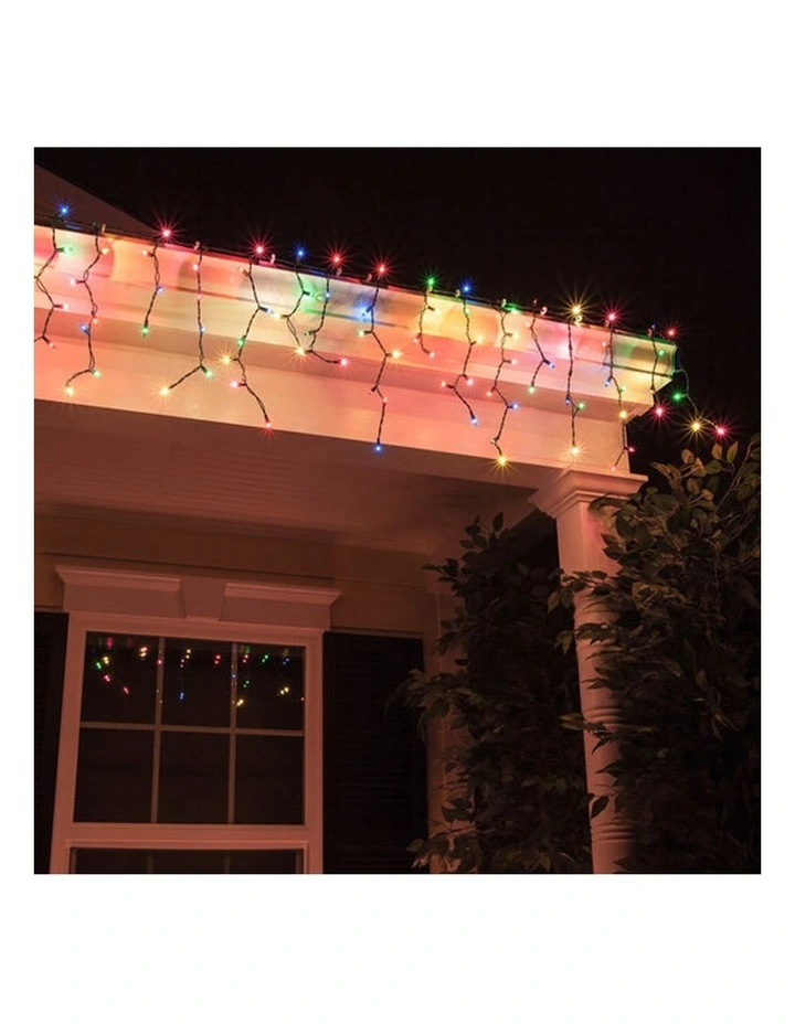 Solar Colour Curtain Lights in Multi
