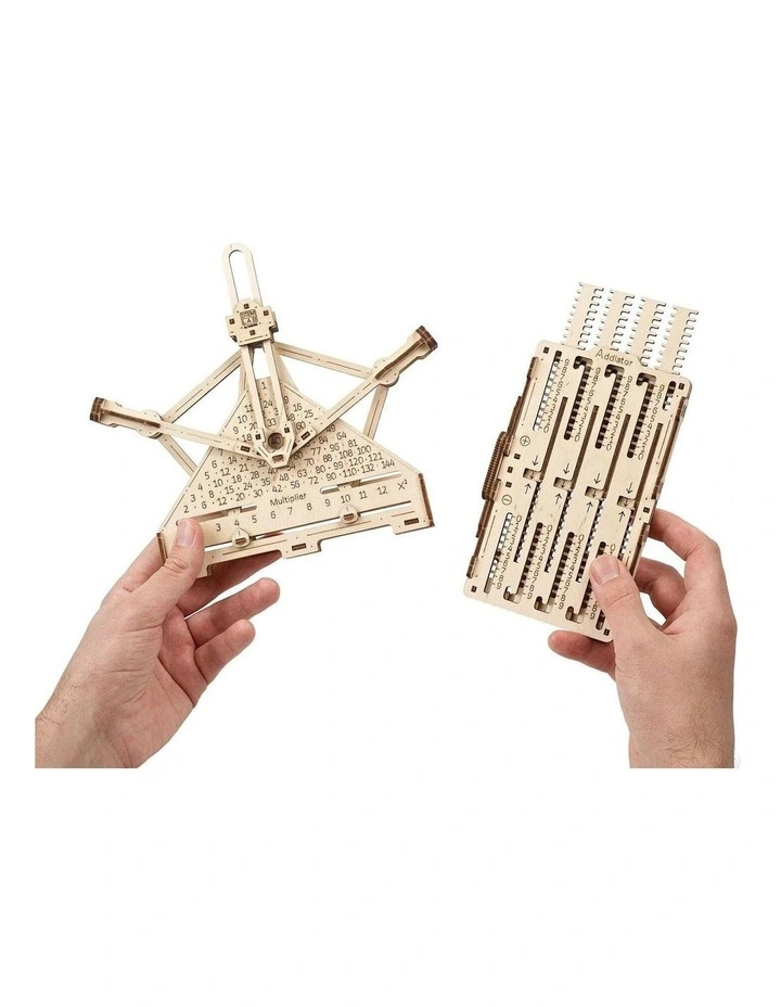 Stem Lab Arithmetic Kit 117 Piece Wooden 3D Puzzle