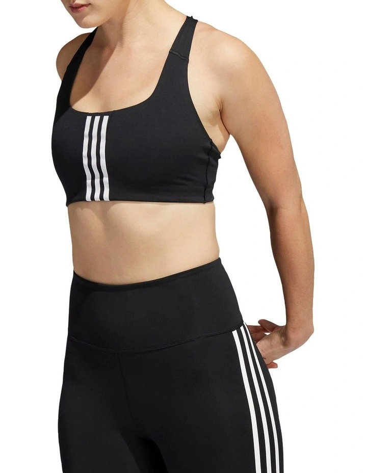 Powerimpact Training Medium Support Bra in Black
