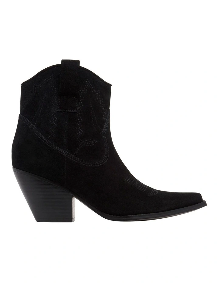 Nallas Western Cowboy Boot in Black