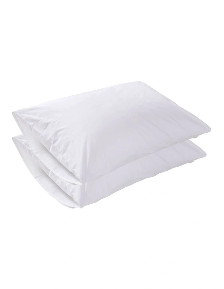 Commercial Standard Pillowcase 51x56cm Twin Pack in White