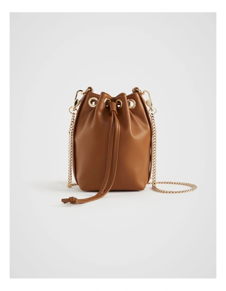 Mini Bucket Bag in Spice
