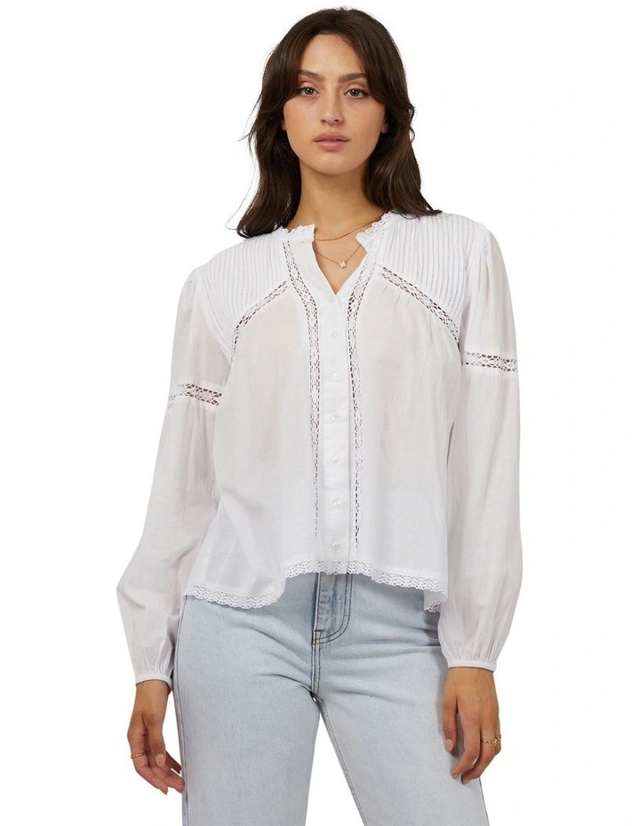 Poet Shirt in White