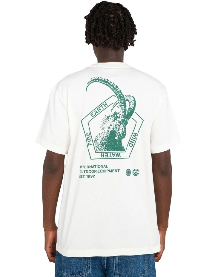 Horned Outlook Relaxed T-shirt in White
