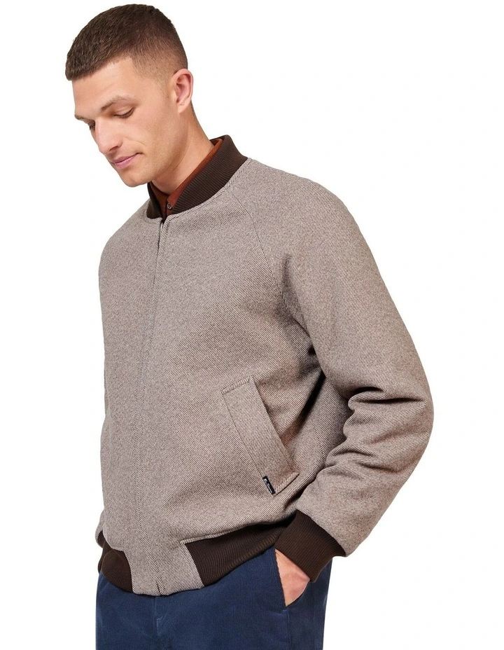 Heritage Bomber Jacket in Brown