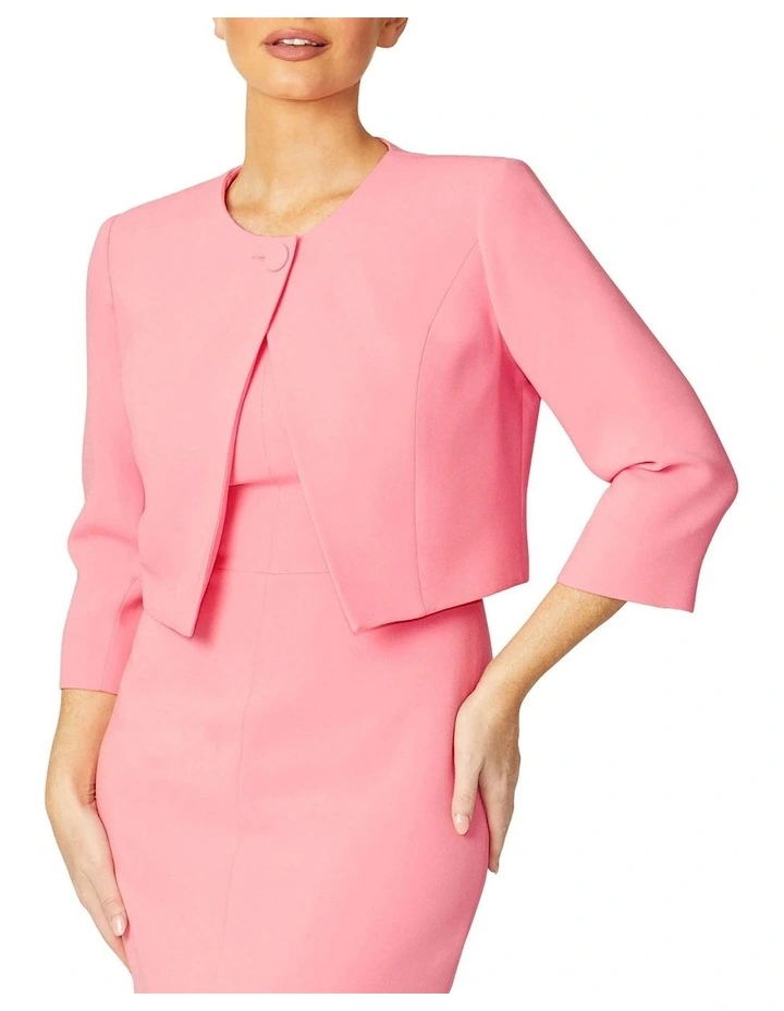 Jackie Geranium Jacket in Pink