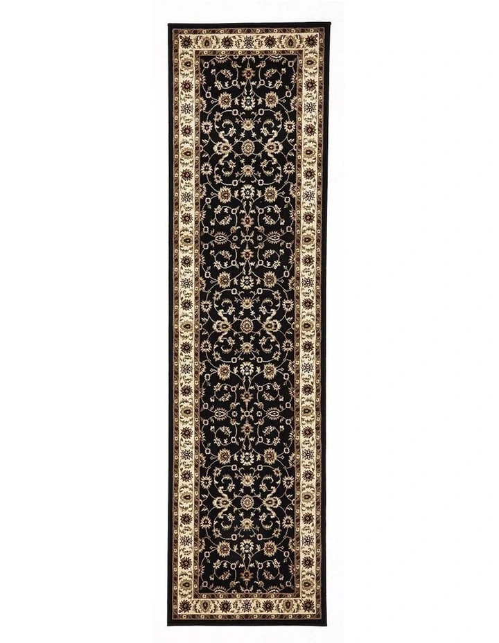Sydney Collection Classic Rug in Black