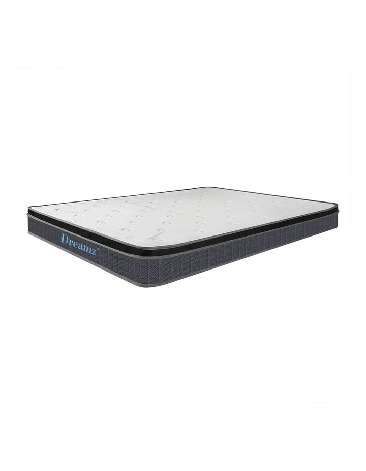 Queen Spring Mattress Medium Firm 18cm in White