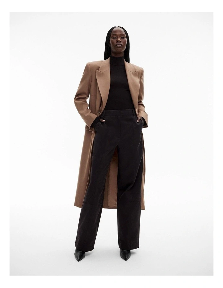 Seam Detail Pant in Black