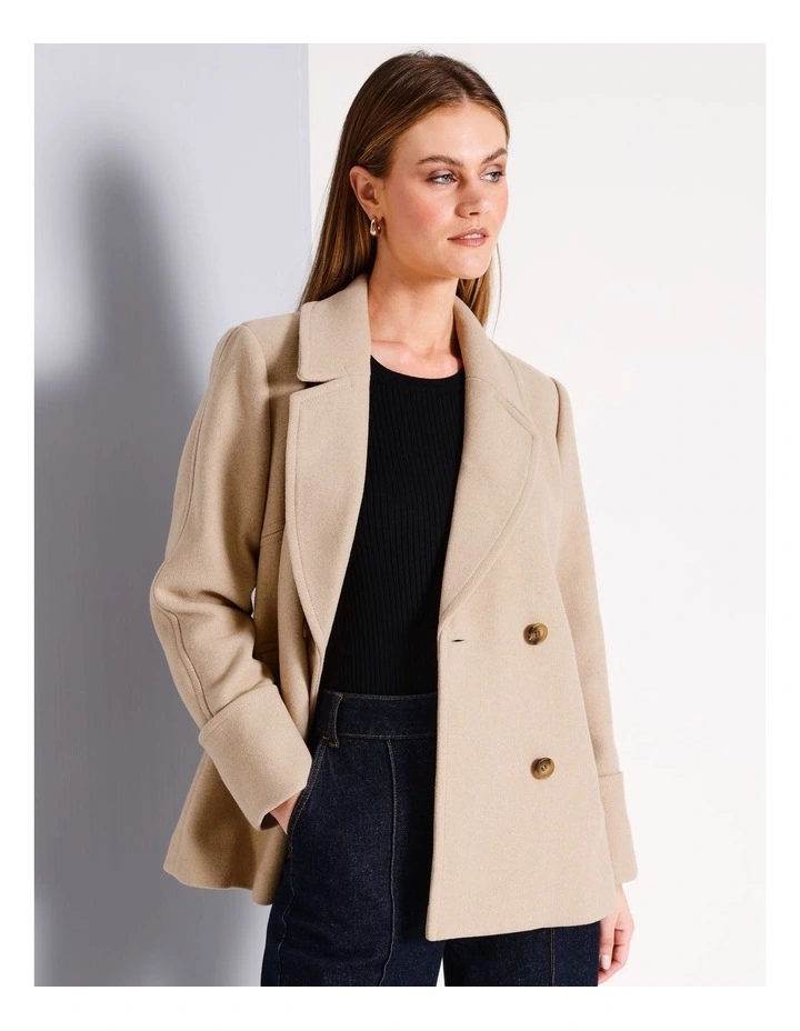 Peacoat in Stone