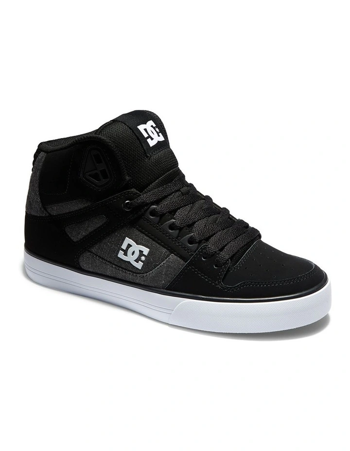 Pure High Top Shoes in Black/Battleship