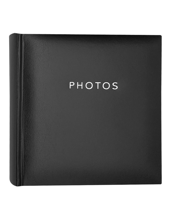 Glamour Photo Album 200 Photo Capacity in Black