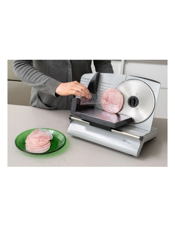 Premium Electric Food Slicer in Silver