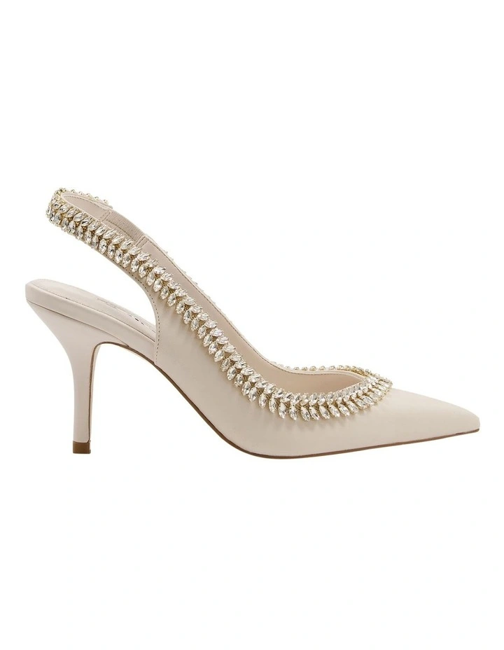 Dreamily Sling-Back Heel in Ecru