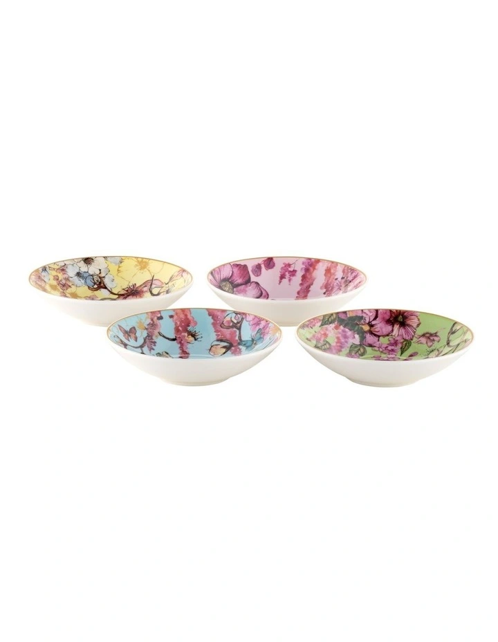 Gift Boxed Enchantment Dish 10cm Set of 4 Gift Boxed in Mixed Colour