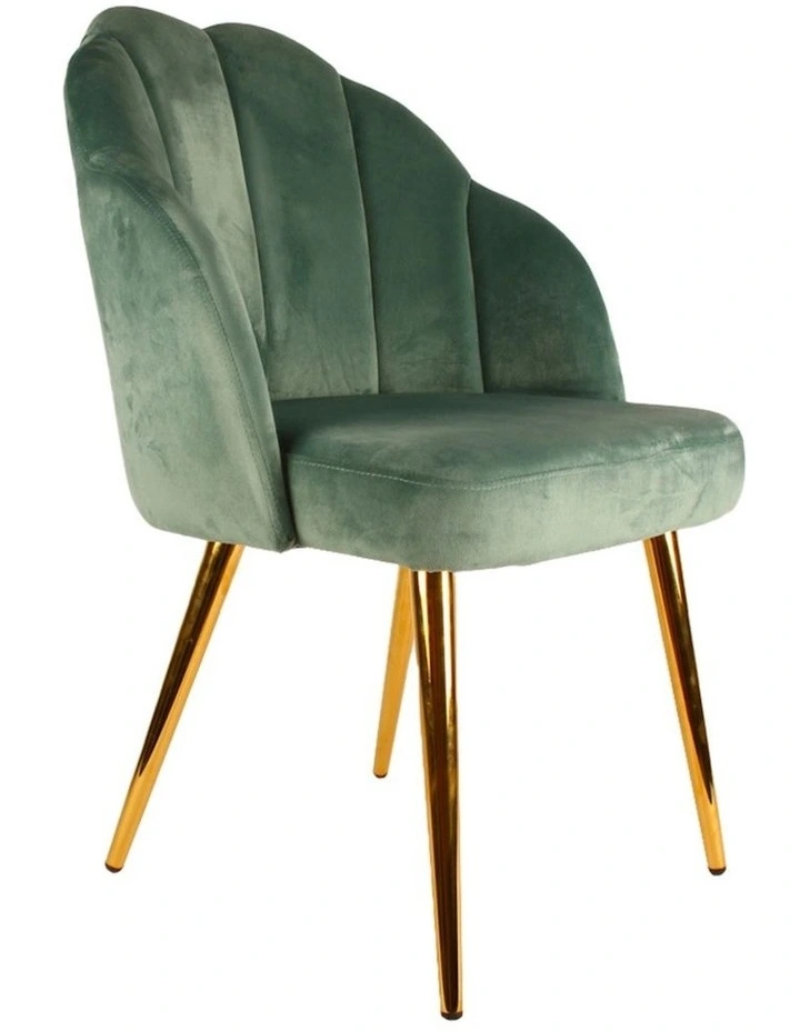 Hope Scallop Occasional Chair in Green