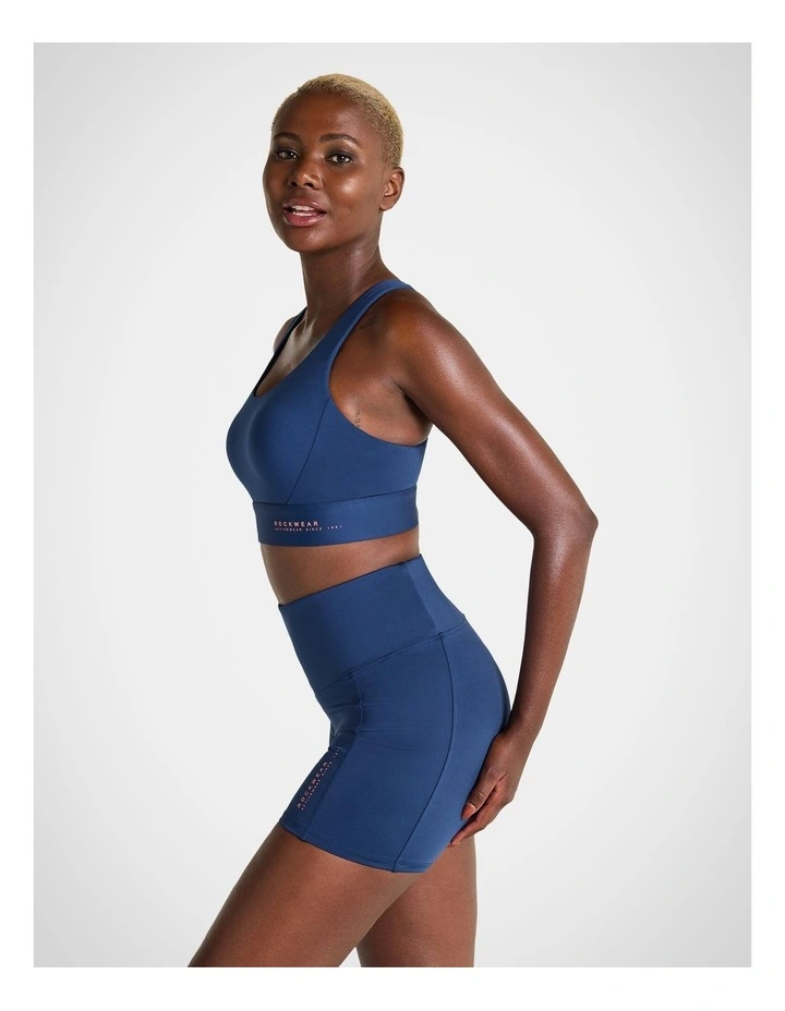 Euphoria Adjustable High Impact Sports Bra in Blue