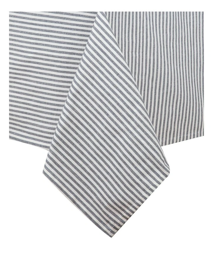 Pinstripe Tablecloth 300cm in Grey