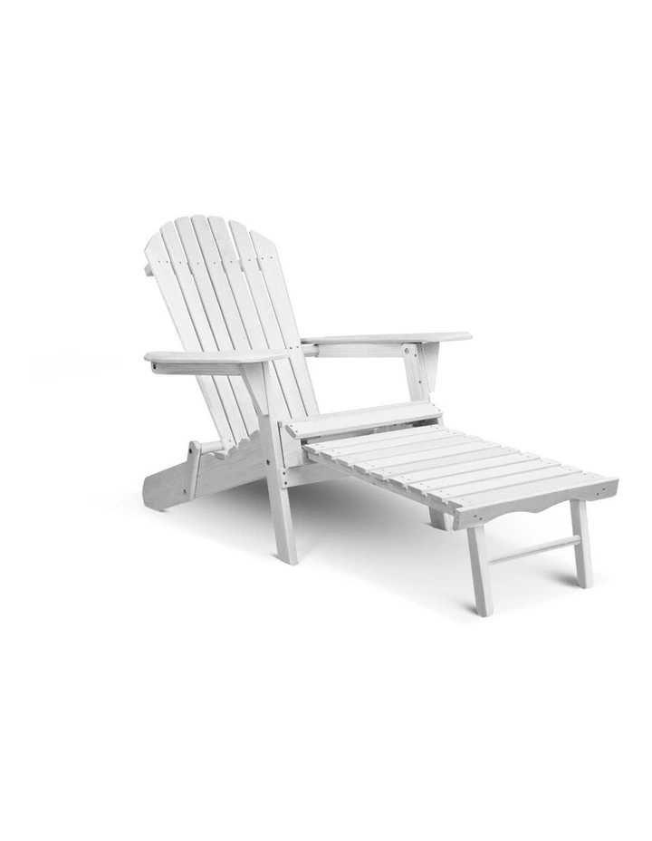 Adirondack Chair with Ottoman