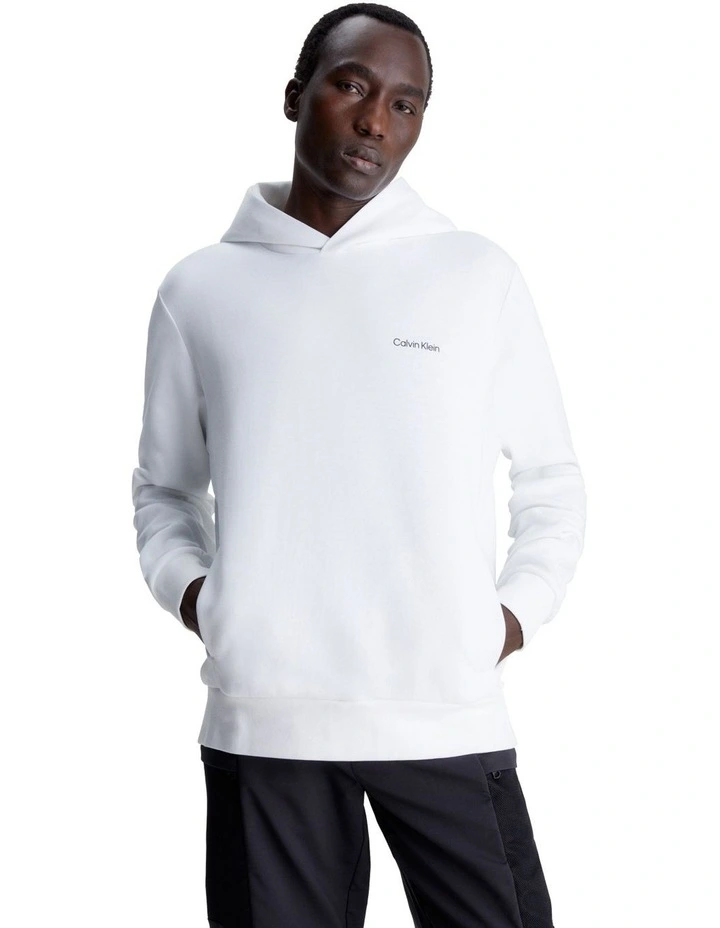 Micro Logo Repreve Hoodie in White