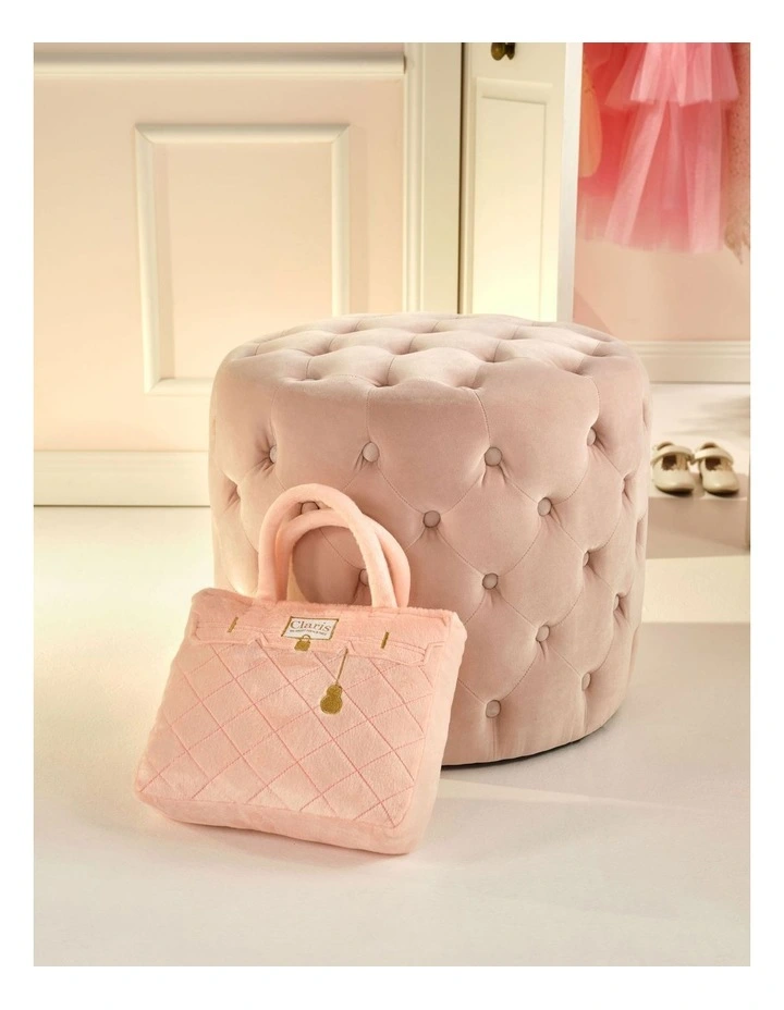 Purse Novelty Cushion in Peach