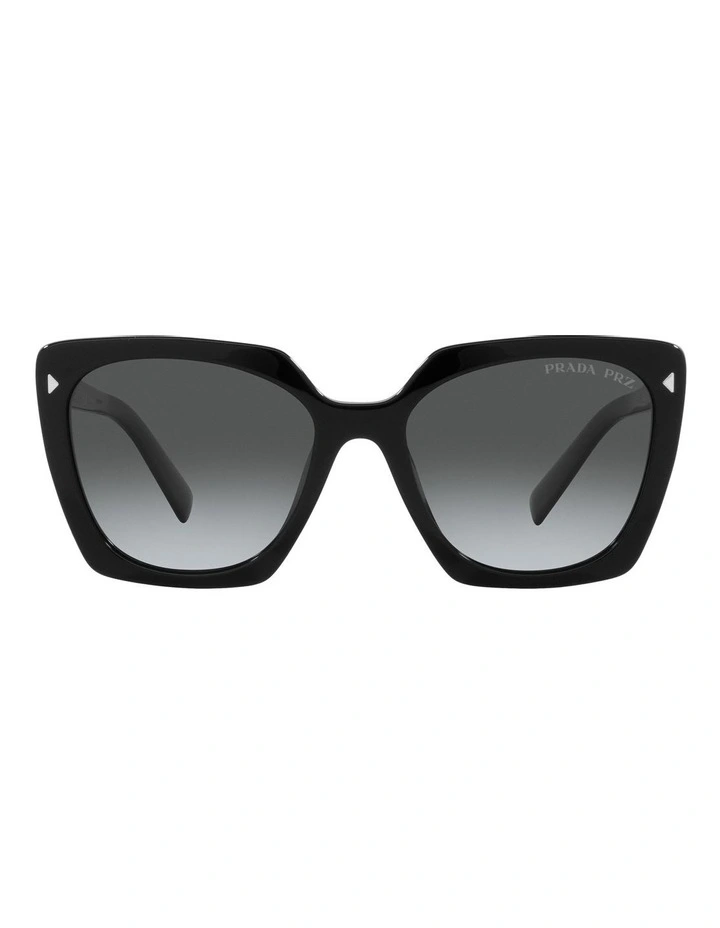PR 23ZS Polarised Sunglasses in Black