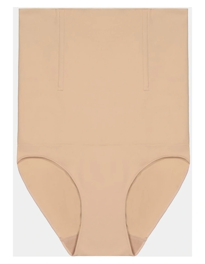 Medium Control High Waisted Brief in Caramel