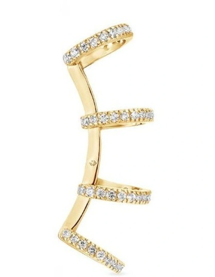 Edge Ear Cuff in Gold