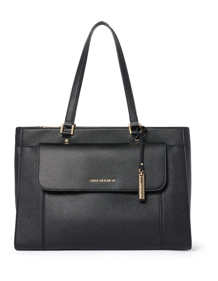 Ivy Laptop Tote Bag in Black