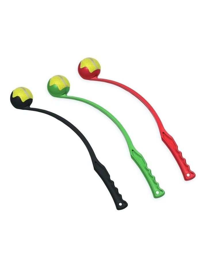 Pet Dog Puppy Tennis Ball Launcher x3 in Multicolor
